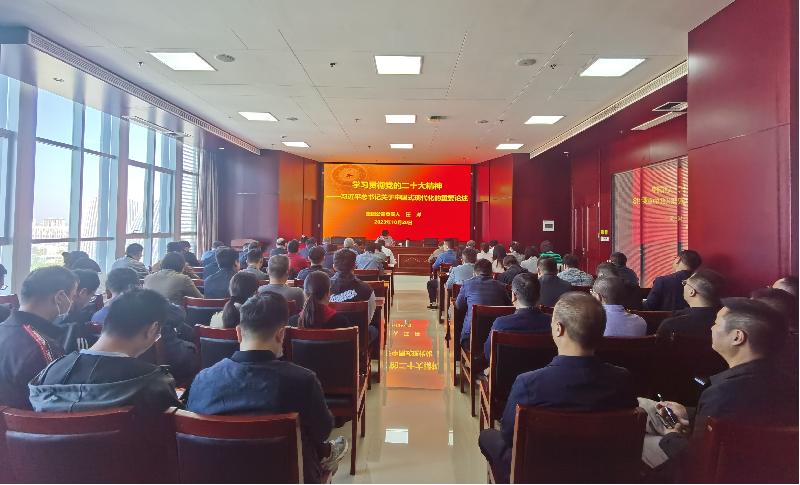 紧跟核心强忠诚 在深学细悟中坚定信仰信念 ——开云网页版页面登录-开云(中国)
负责人汪洋同志为全体党员讲授主题教育专题党课